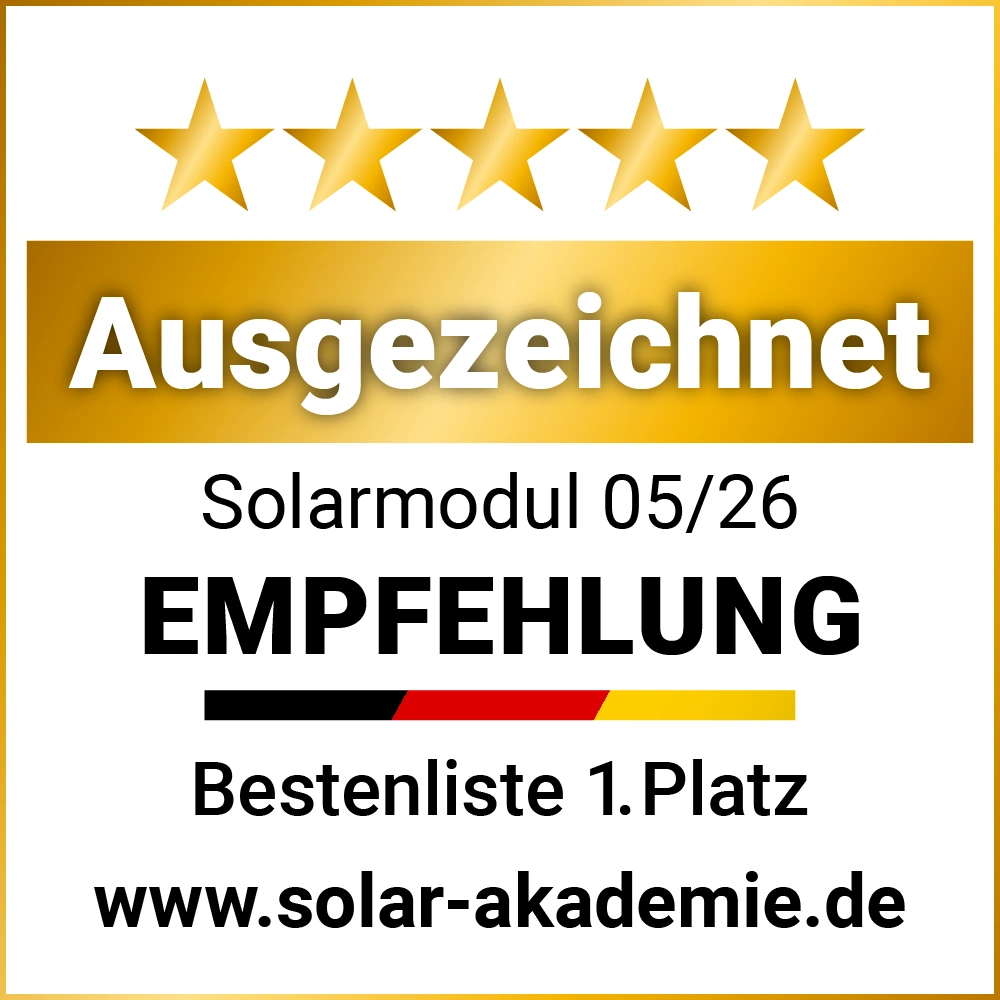 Solar Akademie – Ausgezeichnet